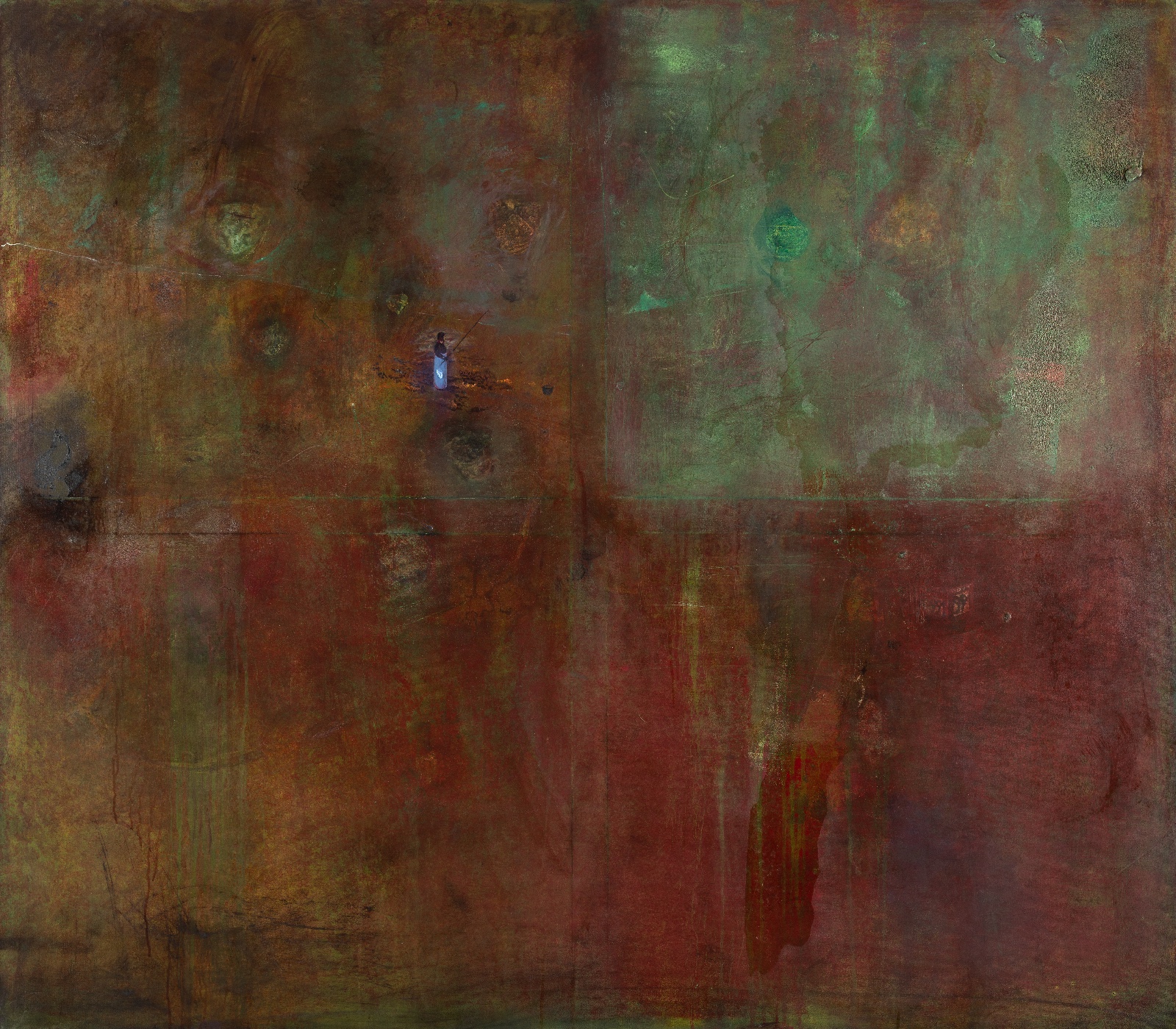 Reflections on Iceland, 140x160cm, oil on canvas - 2023